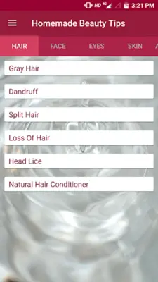 Homemade Beauty Tips android App screenshot 4